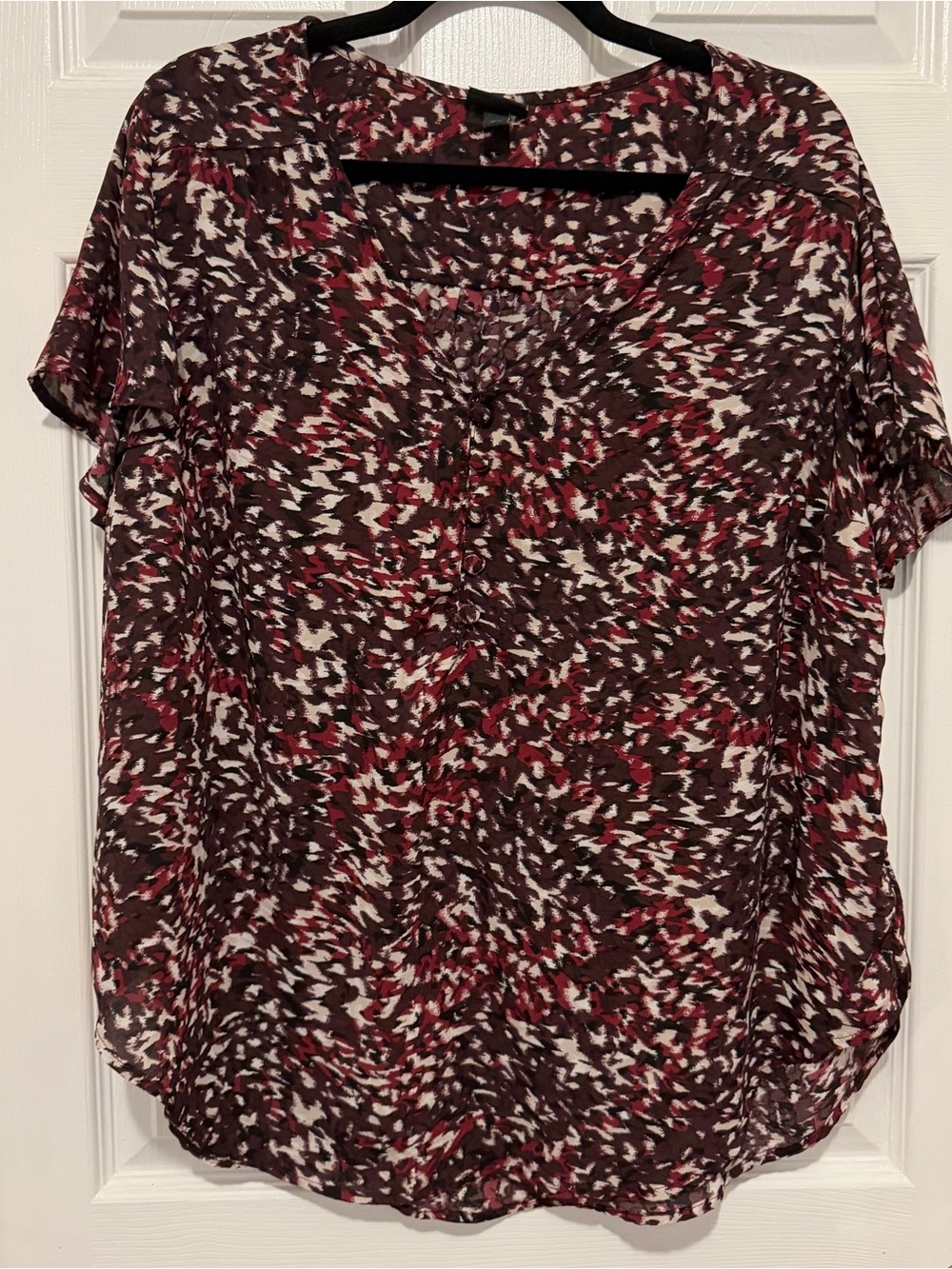 Torrid Harper Short-Sleeve Printed Blouse